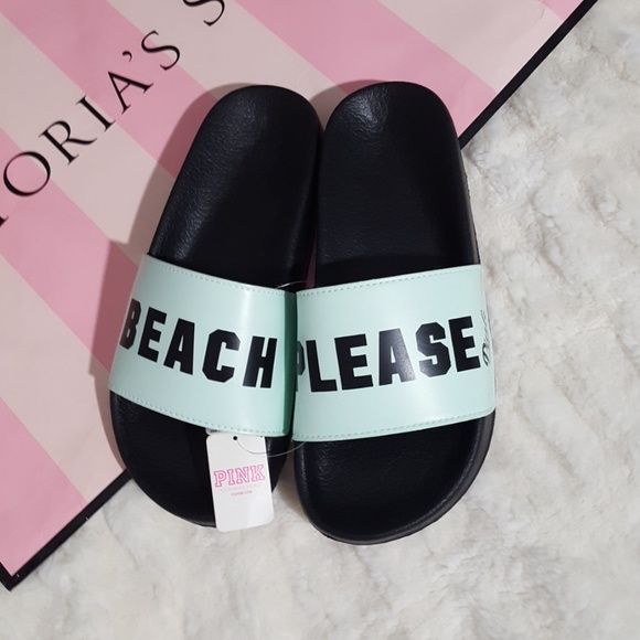 Victoria's secret BEACH PLEASE SANDALS SMALL NEW - Picture 2 of 5